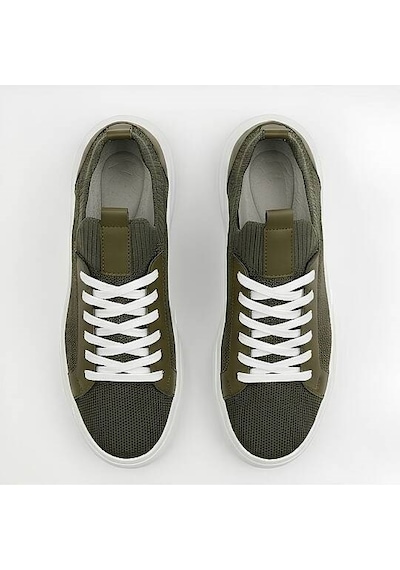 Daytex 1111-1 Erkek Full Triko Neolit Taban Sneaker Haki