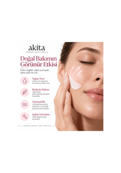 Akita Doğal Altın Gül Yağı Yüz Kremi 50 ML