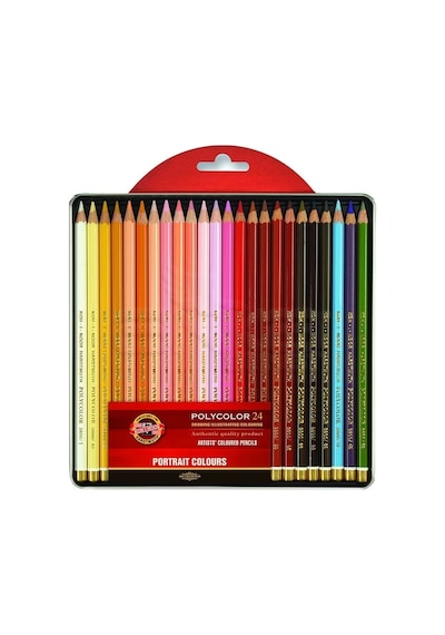 Koh-i-noor Polycolor Kuru Boya Kalemi 24lü Set Portrait Diğer