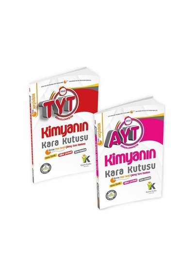 2026 TYT-AYT KİMYA Kara Kutu ÖSYM Çıkmış Soru Havuzu Bankası 2li SET Konu Özetli Dijital Çözümlü