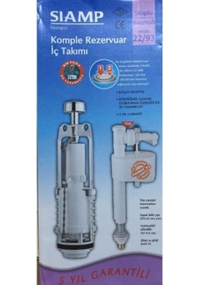 Tema Siamp 22/93 Basmalı Rezervuar İç Takımı Beyaz