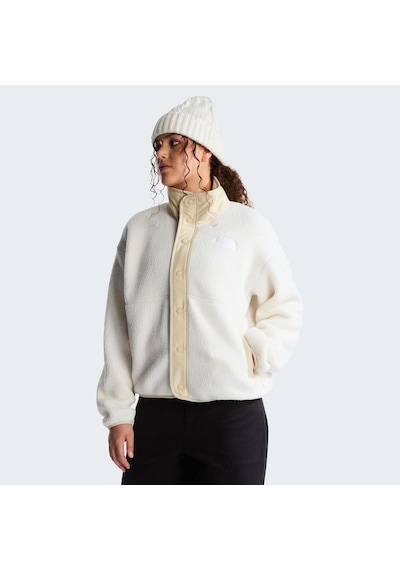 The North Face W Cragmont Snap Front Fleece Jacket Kadın Ceket Nf0a8j40jn51 Beyaz