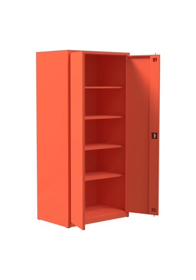 Çelik Dosya Dolabı Metal Dolap Ofis Dolapları Arşiv 80x38x180 Turuncu