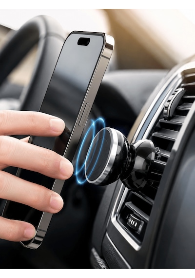Araç İçi Manyetik Telefon Tutucu Havalandırma Izgarası Uyumlu Çok Renkli
