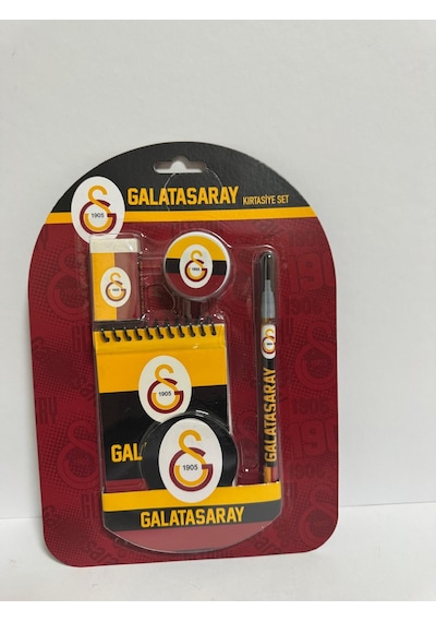 4'lü Kırtasiye Seti Sarı Kırmızı