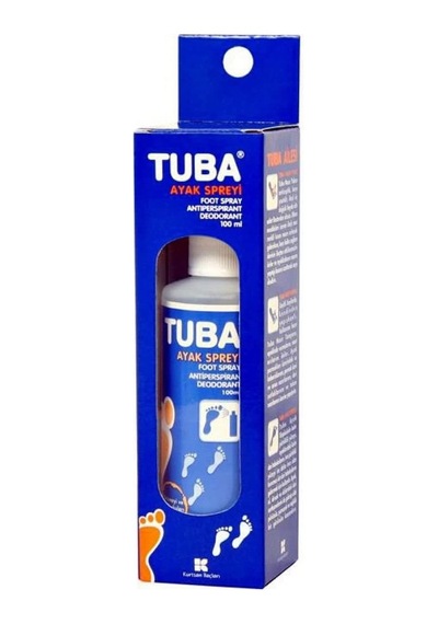 Ter Ve Kötü Kokunun Giderilmesinde Yardımcı Tuba Ayak Spreyi 100 Ml
