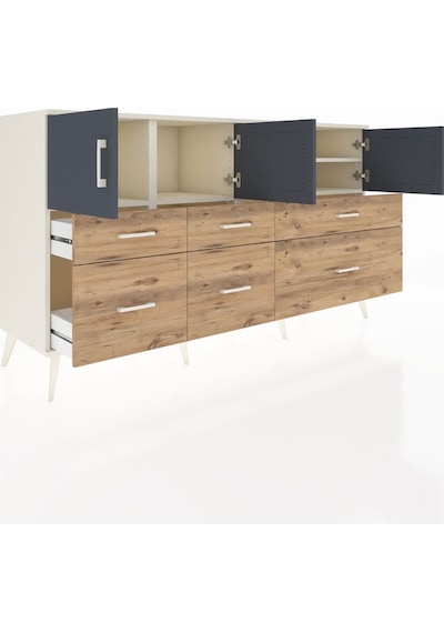 Hyperion Konsol 4 Raflı 6 Çekmeceli 4 Kapaklı 176x44x99 Aytaşı-an Aytaşı-antrasit/çam Hyperion Konsol 4 Raflı 6 Çekmeceli 4 Kapaklı 176x44x99 Aytaşı-an Aytaşı-antrasit/çam