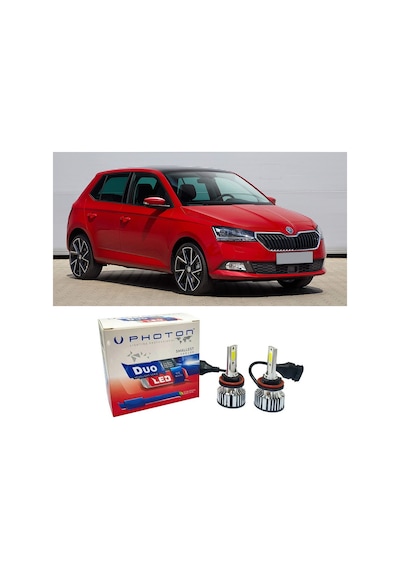 Skoda Fabia Sis Far Ampulü H11 Duo Yeni Seri Beyaz 2014-2021
