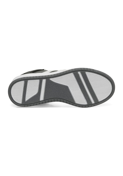 Kinetix Kort Pu Hı 4pr Siyah Unisex High Sneaker Siyah-beyaz-grı Siyah - Beyaz