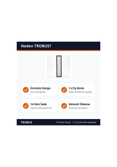 Trobus İç Dikiz Aynası Geniş Kristal Taşlı Tırnaklı 29,5x7 Cm Siyah