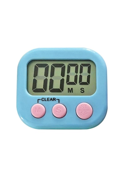 Unichrome Dijital Ekranlı Alarmlı Mıknatıslı Mutfak Zamanlayıcı Kronometre Fırın Timer Mavi