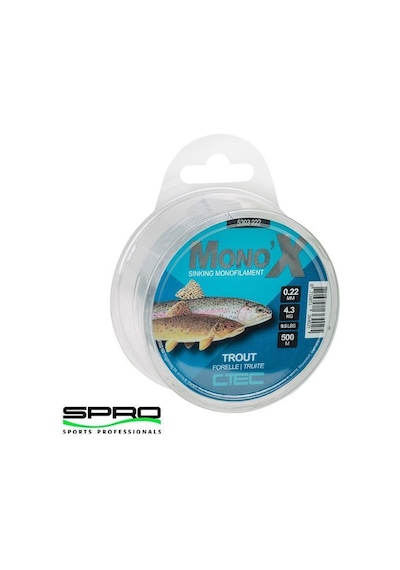 Spro C Tec Mono X Trout 0 26mm 500m Misina 1/1