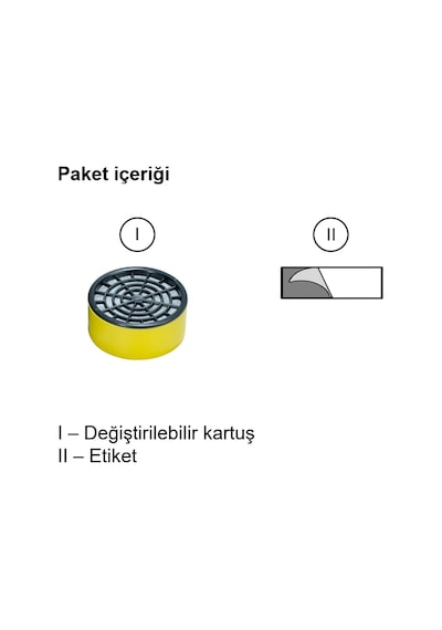 Studor Maxi-Filtra Aktif Karbon Filtresi Yedek Kartuşu
