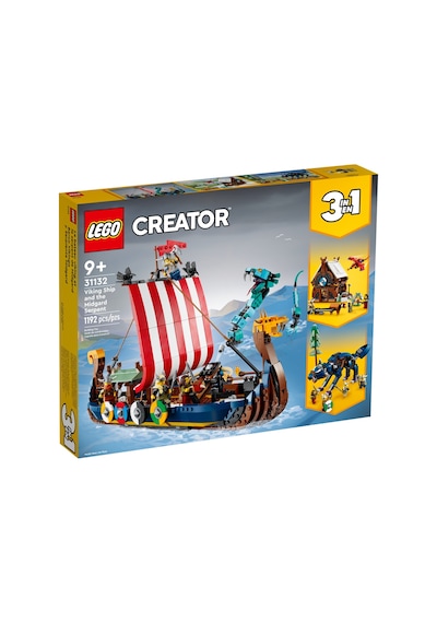 LEGO® Creator 31132 Viking Gemisi ve Midgard Yılanı 1192 Parça