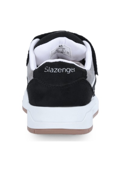 Slazenger Clash I Unisex Çocuk Siyah Süet Günlük Spor Ayakkabısı