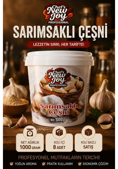 Sarımsaklı Çeşni 1000 G X 8 Adet - 1 Koli Koli Bazlı Avantaj Paketi