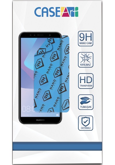 Huawei Y6 2018 ile Uyumlu Nano Ekran Koruyucu Kırılmaz Esnek Cam