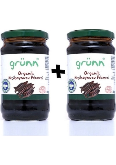 Grünn Organik Keçiboynuzlu Pekmezi 2 x 380 G