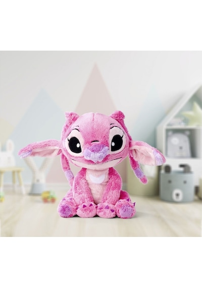 Stitch Angel Lisanslı Oyuncak Peluş 25 Cm Renkli