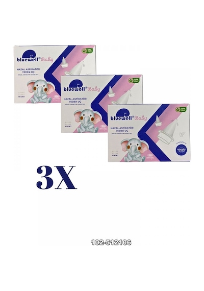 Bluewell Burun Aspıratoru Yedek Uc 10 Adet X3 Kutu