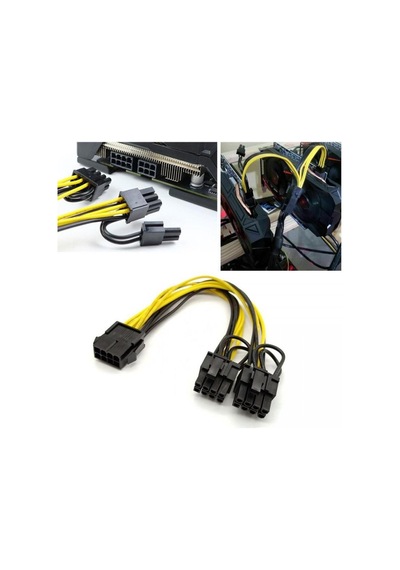 8 Pin Çoklayıcı 8 Pin Power Çoğaltıcı Ekran Kartı 8 Pin Power Çoğaltıcı