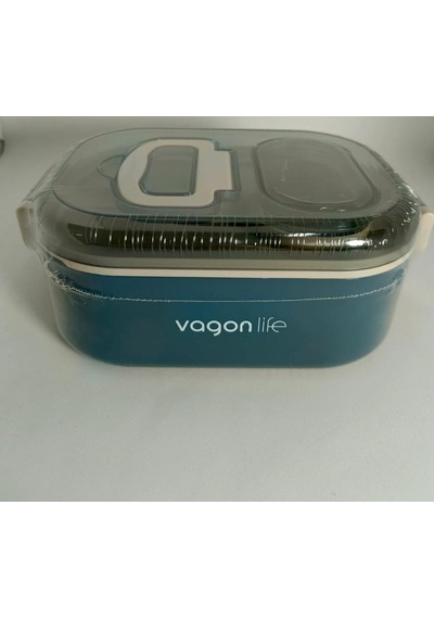 Vagonlıfe Xc-7084 Lunch Box Çelik 550 Ml Mavi Çok Renkli