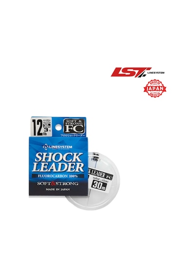 Linesystem Shock Leader 30mt Fc Soft Strong Lider Misina 14 Lb