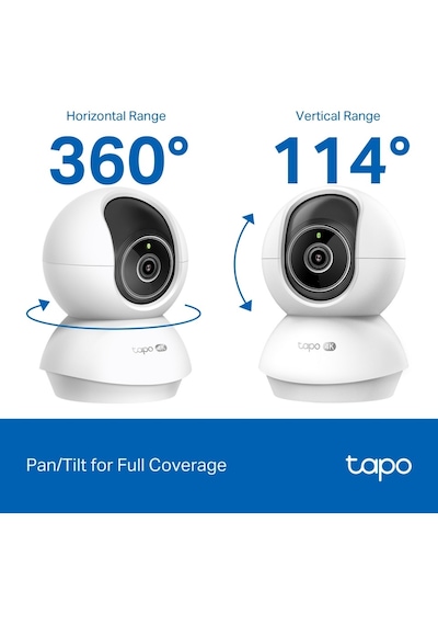 Tapo C250 4k İç Mekan Aı Ev Güvenlik Wi-fi Kamerası