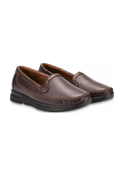Forelli Laden-g Kadın Kahve 36-41 Deri Comfort Ayakkabı