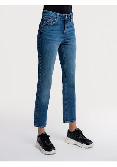 LOFT Mom Slim Fit Kadın Pantolon Lf2036263 Q1.v1 Denim