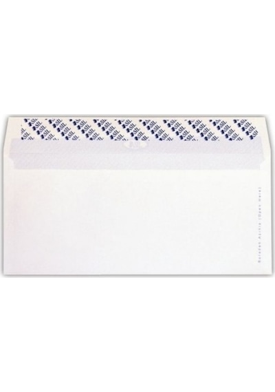 Hsn Silikon Diplomat Zarf Fatura Zarfı Yapışkan 10,5 x 24 cm