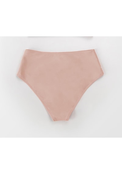 Angelsin Yüksek Bel Bikini Altı Pembe