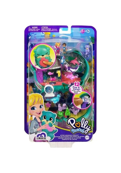 +4 Yaş Polly Pocket Su Samuru Akvaryumu Mikro Oyun Seti HCG16