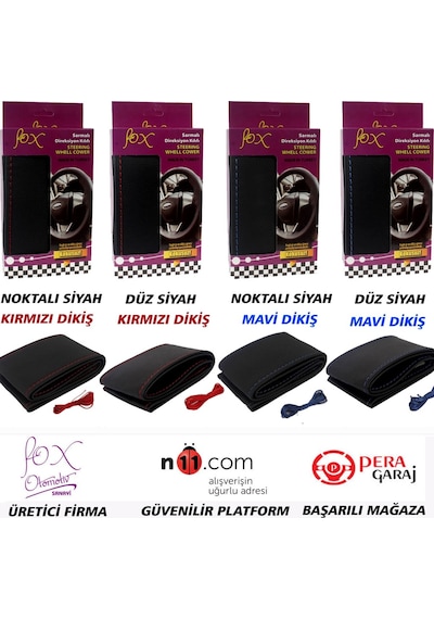 Fox Marka Sarmalı Direksiyon Kılıfı 14 Farklı Model