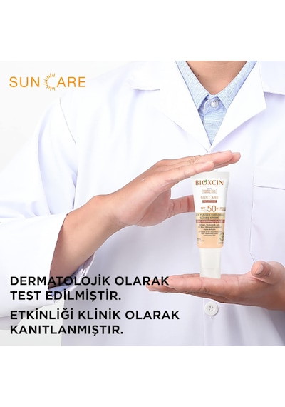 Bioxcin Sun Care Lekeye Eğilimli Ciltler İçin Çok Yüksek Korumalı Renkli Güneş Kremi 50 Spf - Leke Tinted 50 Ml Sku: Smg8690010405050