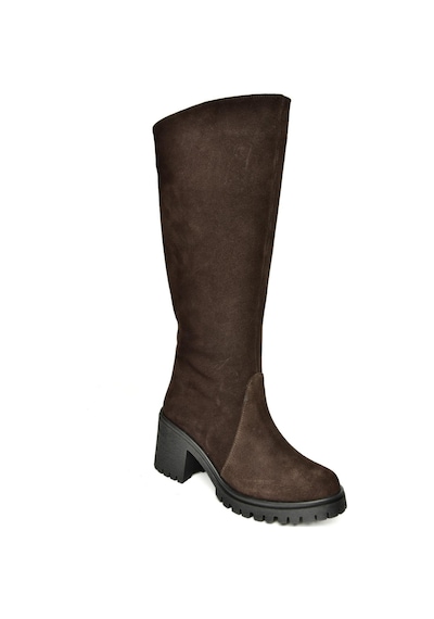 Fox Shoes R654047702 Kahverengi Hakiki Deri Süet Kalın Topuklu Kadın Çizme Kahverengi-süet Kahverengi Fox Shoes R654047702 Kahverengi Hakiki Deri Süet Kalın Topuklu Kadın Çizme Kahverengi-süet Kahverengi