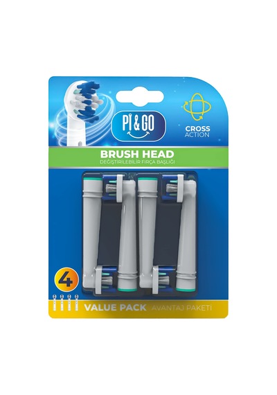 Lexroo Pi&go Oral B Şarjlı Diş Fırçası Uyumlu Yedek Başlık