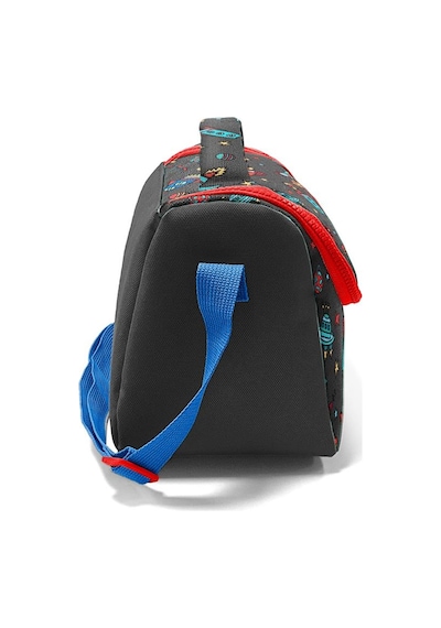Coral High Kids Koyu Gri Kırmızı Uzay Desenli Thermo Beslenme Çantası 11808
