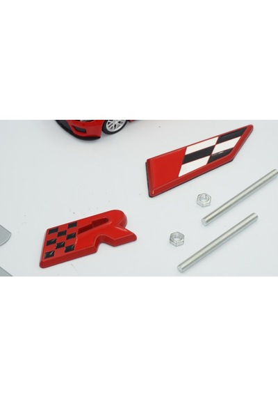 Seat R Cupra Leon İbiza Altea Ön Panjur Ve Bagaj Krom Metal 3M 3D