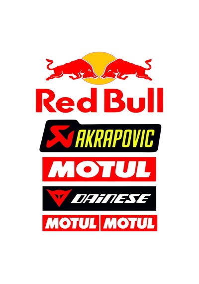Motorsiklet Çok Amaclı Sticker Seti 18x17cm