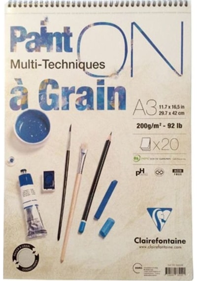 Paint On Starter Teknik Blok Spiralli 160G A3