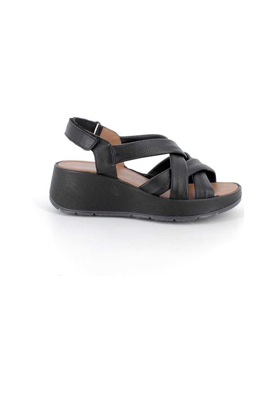 IGI&Co Nero Black Sandalet Kadın 1163188 Igı&co Dcr 11631 Fodera Capra siyah