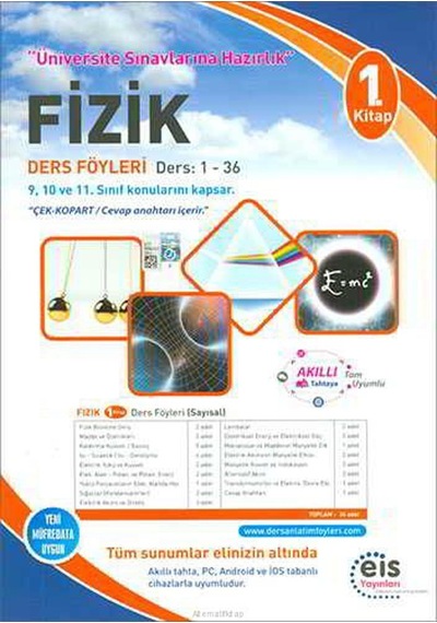 Eis Fizik 1. Kitap Ders Föyleri Ders 1-36 9. 10 ve 1 Kon