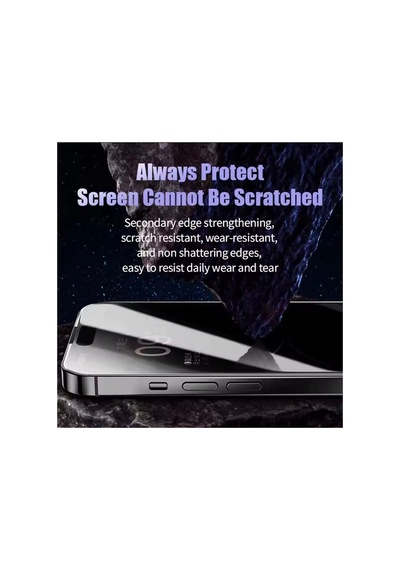 Apple iPhone Uyumlu 15 Hayalet Kırılmaz Cam Premium