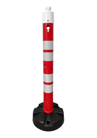 Levhalı Uyarı Dikmesi Seti 120 Cm - Kauçuk Tabanlı-set5