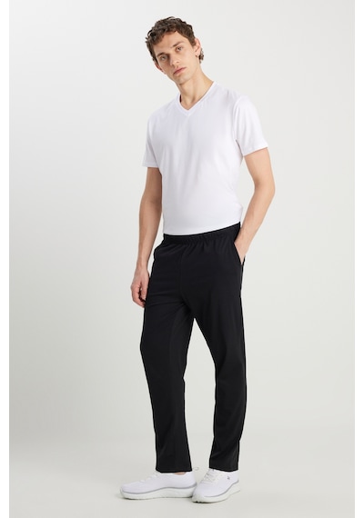 AC&Co / Altınyıldız Classics Erkek Sıyah Beyaz Pamuklu Rahat V Yaka Beli Lastikli Cepli Pijama Takımı Sıyah Beyaz Siyah - Beyaz AC&Co / Altınyıldız Classics Erkek Sıyah Beyaz Pamuklu Rahat V Yaka Beli Lastikli Cepli Pijama Takımı Sıyah Beyaz Siyah - Beyaz