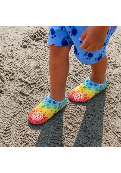 Gripptoes Kaymaz Damla Tabanlı Deniz&havuz Çorabı N1 Çok Renkli