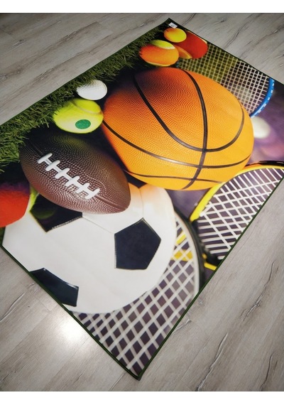 Doğuş 3Boyutluhalı 3D-910 Top Spor Halı 100X140Cm