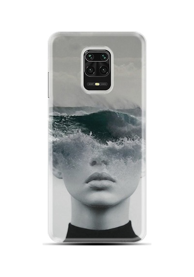 Xiaomi Redmi Note 9S Kılıf Desenli Anti Social Social Club 1361