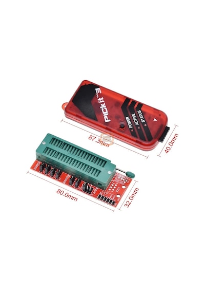 Pickit3 Programlayıcı Usb Pıc Programlama Kartı Mplab X Uyumlu Debugger